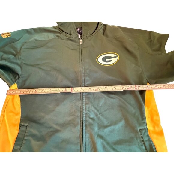 NFL Green Bay Packers Youth Team Apparel Jacket Green/Gold Size L (14/16) Full Z - Picture 8 of 14